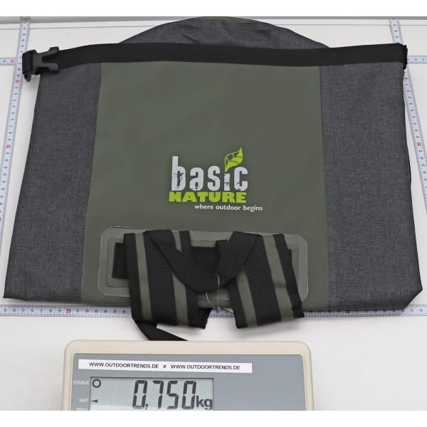 Basic Nature Seesack - Packsack mit Rucksackträgern grey-green - Bild 2