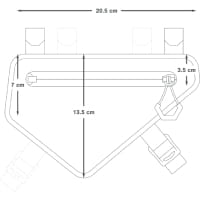 Vorschau: Apidura Racing Frame Pack 1 L - Rahmentasche - Bild 3