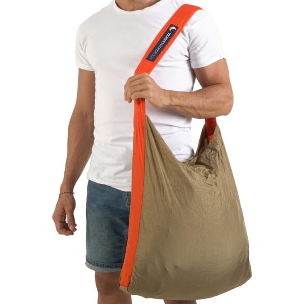 TICKET TO THE MOON Eco Bag L - Einkaufstasche brown-orange - Bild 4