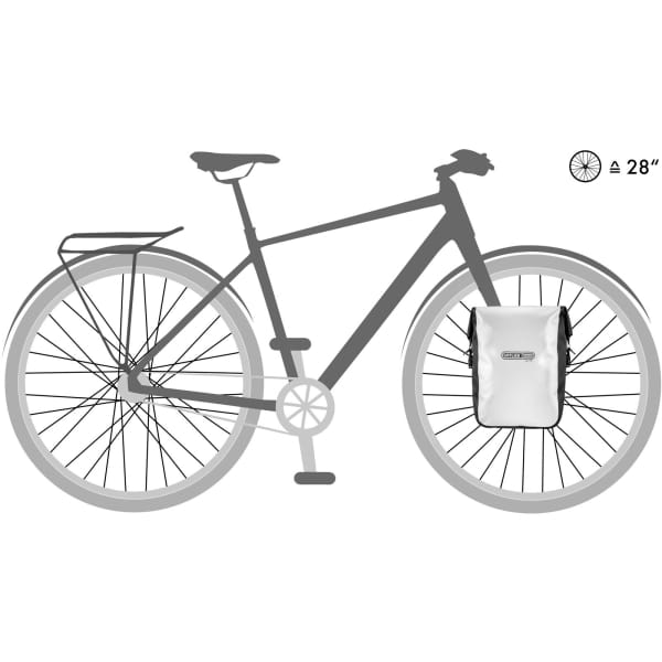 Ortlieb Sport-Roller City - Vorderradtaschen weiß-schwarz - Bild 18