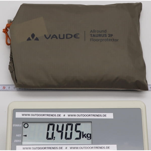 VAUDE Floorprotector Allround Taurus 2P - Zeltunterlage bark - Bild 2