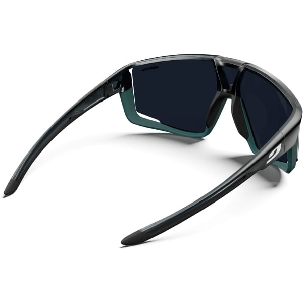 JULBO Fury Reactiv 0-3 - Fahrradbrille durchscheinend glänzend schwarz-grün matt - Bild 2