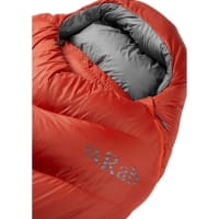 Vorschau: Rab Alpine 600 - Daunenschlafsack red clay - Bild 8