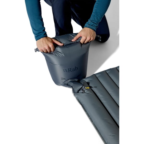 Rab Ionosphere 5.5 - isolierte Luftmatratze dark pollen - Bild 10