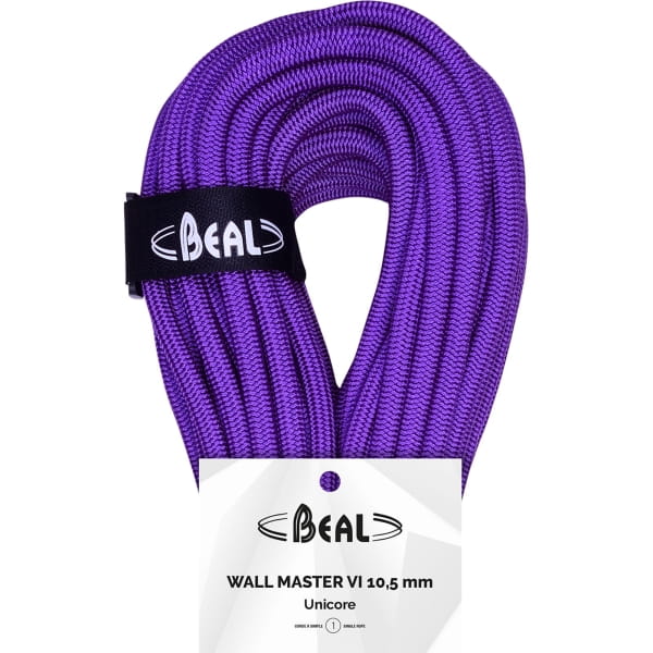 Beal Wall Master VI 10.5 mm Unicore - Hallenseil violett - Bild 12