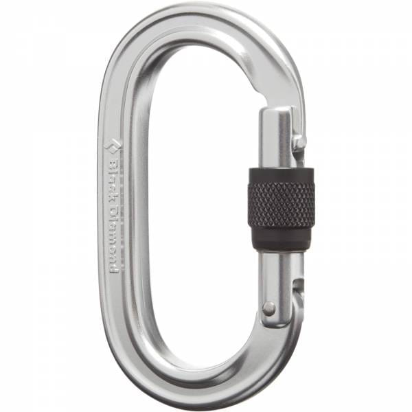 Black Diamond Oval Keylock Screwgate - Karabiner silver - Bild 2 Black Diamond Oval Keylock Screwgate - Karabiner silver - Bild 2