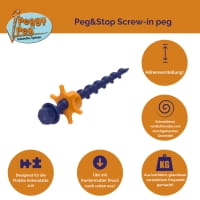 Vorschau: Peggy Peg Peg&Stop Small 16 cm mit Kontermutter - Zeltheringe 6er Set - Bild 5 Vorschau: Peggy Peg Peg&Stop Small 16 cm mit Kontermutter - Zeltheringe 6er Set - Bild 5
