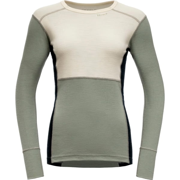 DEVOLD Lauparen Merino 190 Shirt Wmn - Funktionsshirt raw white-fog-ink - Bild 1 DEVOLD Lauparen Merino 190 Shirt Wmn - Funktionsshirt raw white-fog-ink - Bild 1