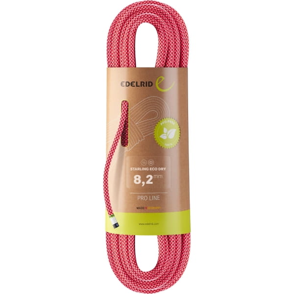 Edelrid Starling Eco Dry 8,2 mm - Doppelseil pink - Bild 2 Edelrid Starling Eco Dry 8,2 mm - Doppelseil pink - Bild 2
