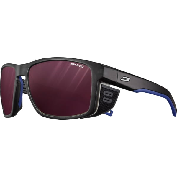 JULBO Shield L Reactiv High Contrast 0-4  - Hochgebirgsbrille schwarz durchscheinend-blau-weiß - Bild 1