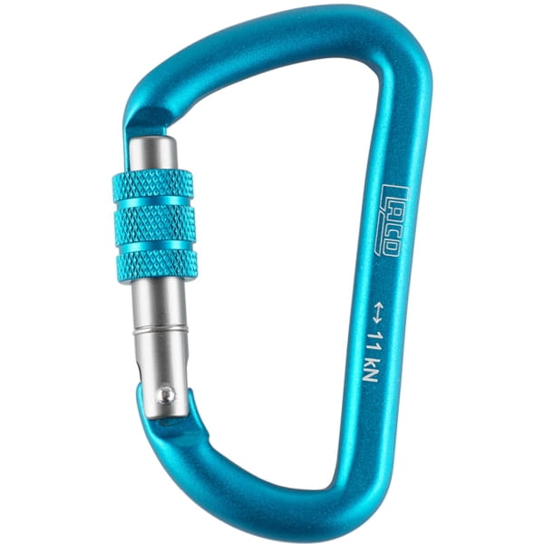 LACD Accessory Biner Screw 80 mm - Materialkarabiner blue - Bild 1
