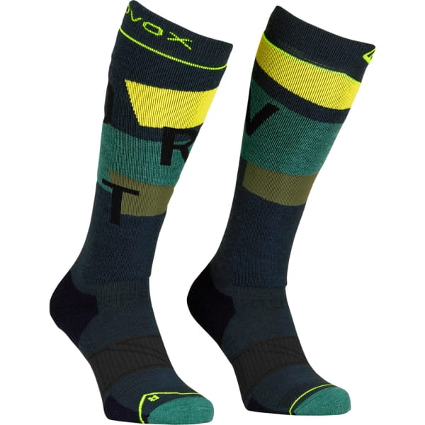 Ortovox Men's Freeride Long Socks Cozy - Socken für Freerider black steel - Bild 3