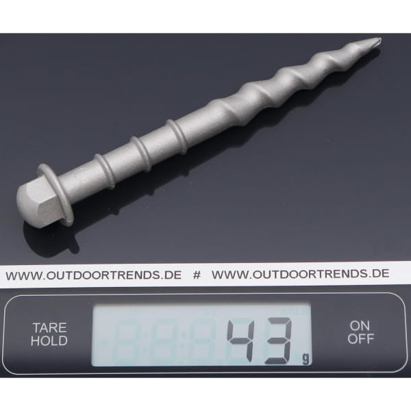 Peggy Peg Schlagschraubhering HC 15 cm mit Haken - Zeltheringe 4er Set - Bild 8