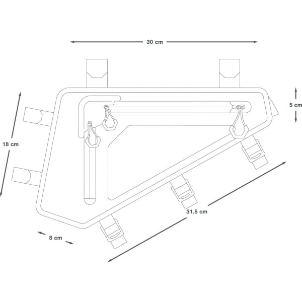 Apidura Backcountry Full Frame Pack 2.5 L - Rahmentasche - Bild 3