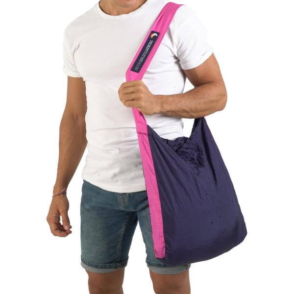 TICKET TO THE MOON Eco Bag M - Einkaufstasche navy-pink - Bild 5