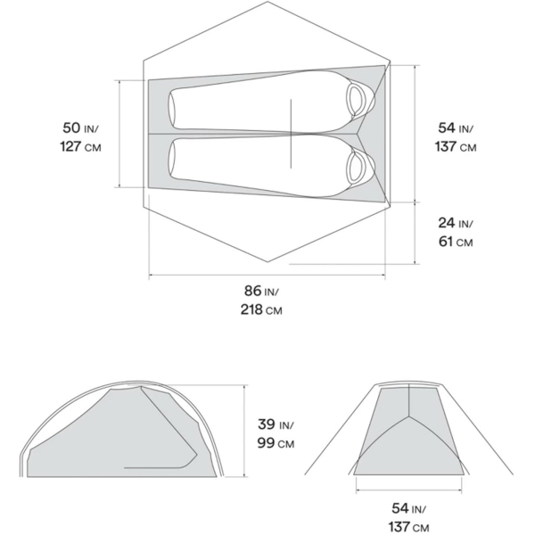 Mountain Hardwear Strato™ UL 2 - 2 Personen Zelt undyed - Bild 4