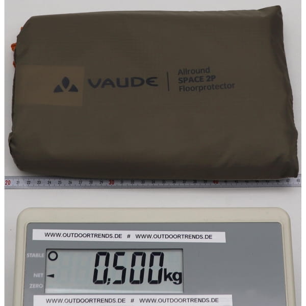 VAUDE Floorprotector Allround Space 2P - Zeltunterlage bark - Bild 2