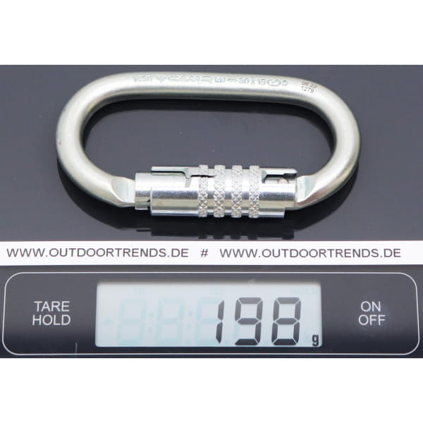 C.A.M.P. Oval Pro 3Lock - Schraubkarabiner silver - Bild 3 C.A.M.P. Oval Pro 3Lock - Schraubkarabiner silver - Bild 3