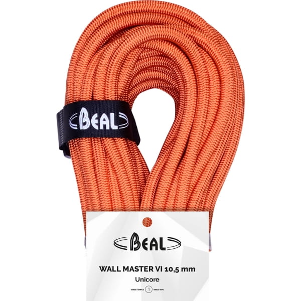 Beal Wall Master VI 10.5 mm Unicore - Hallenseil orange - Bild 7