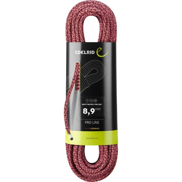 Edelrid Swift Protect Pro Dry 8.9 - drei Normen Seil night-fire - Bild 3