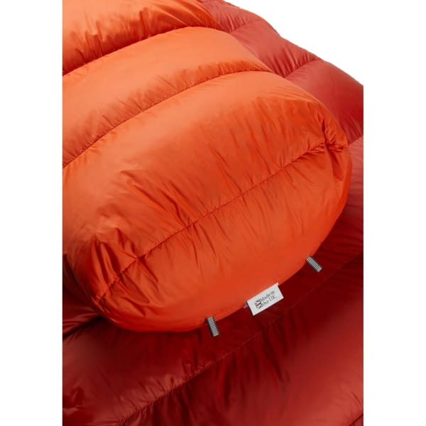 Rab Alpine 600 - Daunenschlafsack red clay - Bild 12