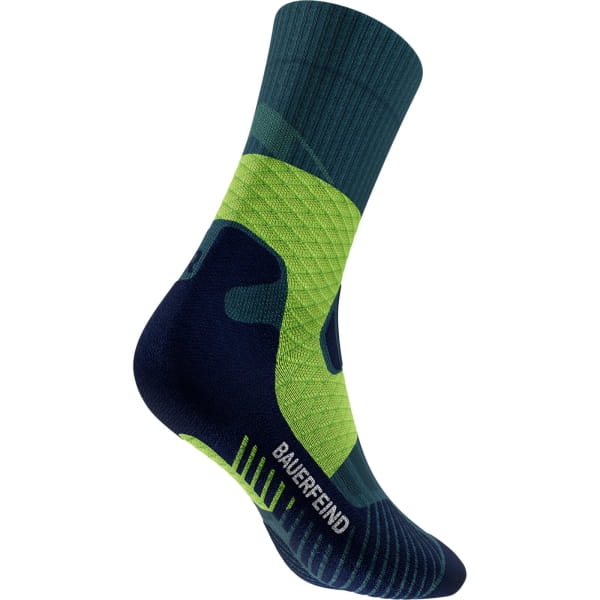 Bauerfeind Sports Trail Run Mid Cut Socks Women - Trailrunning Socken midnight teal - Bild 9