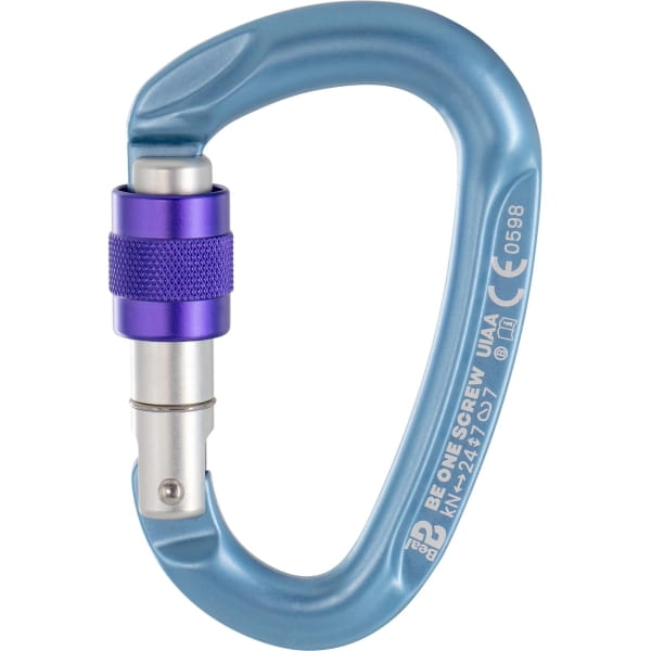 Beal Be One Screw - Schraubkarabiner matt blue - Bild 2