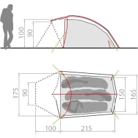 Vorschau: VAUDE Allround Taurus 3P - 3-Personen-Zelt agave - Bild 2 Vorschau: VAUDE Allround Taurus 3P - 3-Personen-Zelt agave - Bild 2