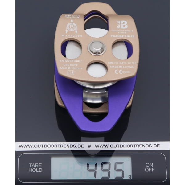 Beal Transf'air 2 B - Doppel-Seilrolle - Bild 3