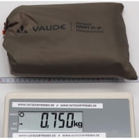Vorschau: VAUDE Floorprotector Allround Ferret XT 3P - Zeltunterlage bark - Bild 2