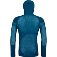 Vorschau: Ortovox Men's Merino Thermovent Hoody - Langarmshirt mit Kapuze petrol blue - Bild 2