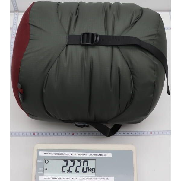EXPED Deepsleep -5C/20F - Kunstfaserschlafsack burgundy-moraine - Bild 5