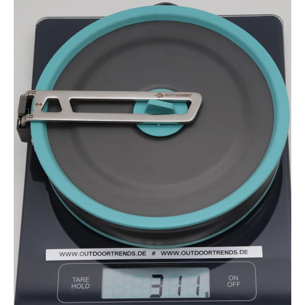 Sea to Summit Frontier UL Collapsible Pouring Pot 2.2L - faltbarer Kochtopf blue - Bild 2