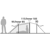 Vorschau: Robens Pioneer 3EX - Drei-Personen-Tunnelzelt red - Bild 5