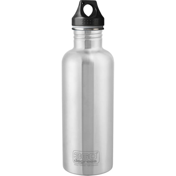 360 degrees Stainless Drink Bottle - 1000 ml - Trinkflasche silver - Bild 1