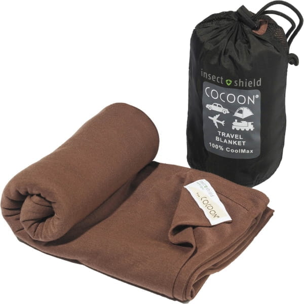 COCOON CoolMax Insect Shield Travel Blanket kalahari brown - Bild 1