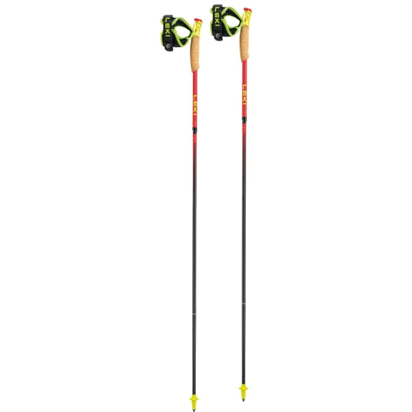 LEKI Ultratrail FX.One Superlite - Trail Running Stöcke bright red-neonyellow-naturlcarbon - Bild 1