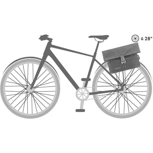 Ortlieb Twin-City Urban - Fahrrad-Aktentasche pepper - Bild 4