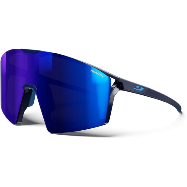 JULBO Edge Reactiv High Contrast 1-3 - Fahrradbrille blau matt-blau - Bild 1 JULBO Edge Reactiv High Contrast 1-3 - Fahrradbrille blau matt-blau - Bild 1