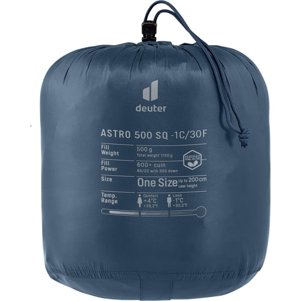 deuter Astro 500 SQ -1C/30F - Daunen-Schlafsack marine-ink - Bild 8