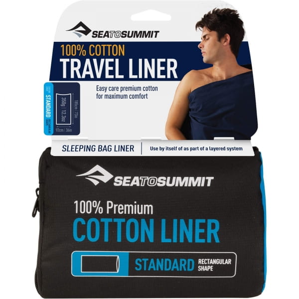 Sea to Summit Cotton Liner Rectangular Standard - Bild 1 Sea to Summit Cotton Liner Rectangular Standard - Bild 1