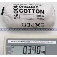 Vorschau: EXPED Sleepwell Organic Cotton Mat Cover Duo - Matten-Überzug natural - Bild 2