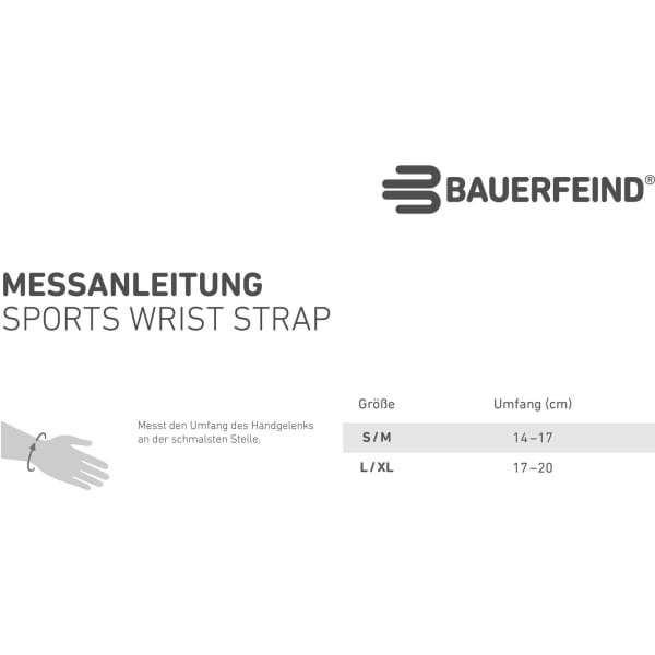 Bauerfeind Sports Sports Wrist Strap - Handgelenksbandage rivera - Bild 8