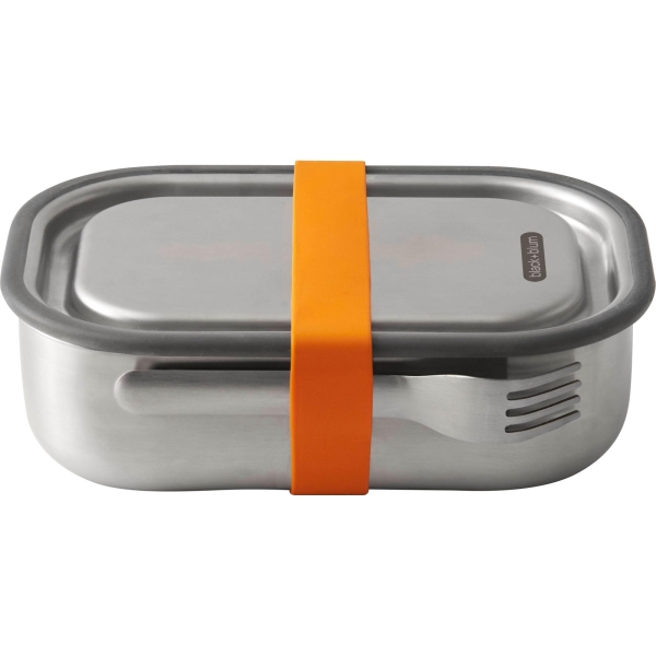 black+blum Stainless Steel Lunchbox 1 Liter - Edelstahl-Proviantdose orange - Bild 1