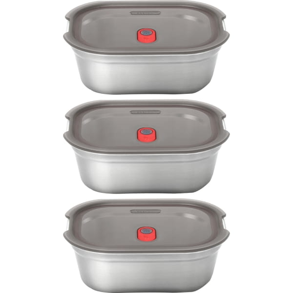 black+blum Steel Food Box Set 900 ml - Multifunktionsboxen - Bild 1 black+blum Steel Food Box Set 900 ml - Multifunktionsboxen - Bild 1