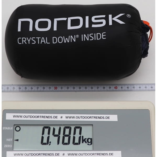 Nordisk Walløe +10° Mummy - Daunenschlafsack mood indigo blue - Bild 10