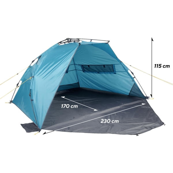 UQUIP Speedy XL - Strandzelt petrol-grey - Bild 2 UQUIP Speedy XL - Strandzelt petrol-grey - Bild 2