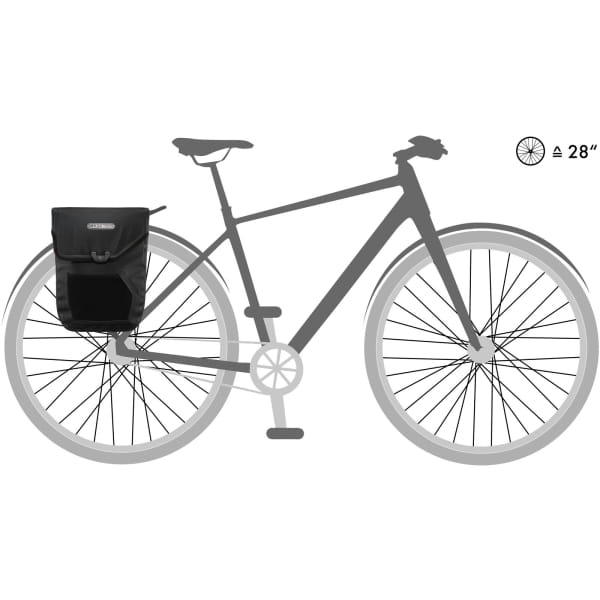 Ortlieb E-Mate - E-Bike Fahrradtasche black - Bild 2