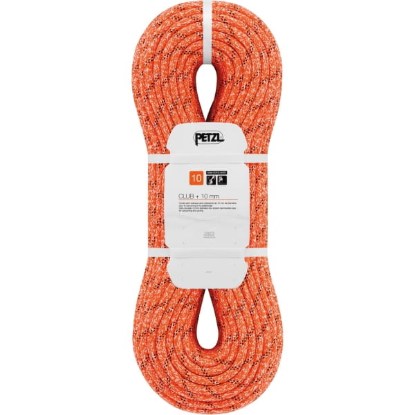 Petzl Club + 10 mm - Halbstatisches Seil orange - Bild 1