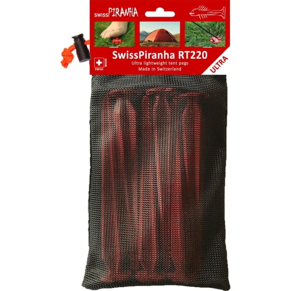 SwissPiranha RT220 im Säckli - Zeltheringe 6er Set - Bild 2